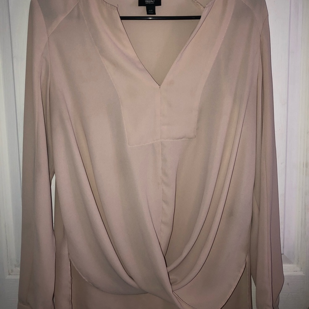 Business casual blush top from target!